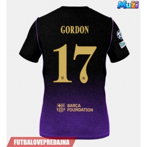 Lacne Muži Futbalové dres Barcelona Anthony Gordon #17 2026-27 Krátky Rukáv - Preč